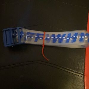 OFF WHITE INDUSTRIAL LOGO BELT